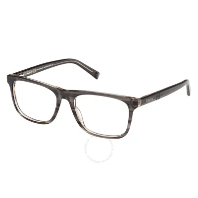 Timberland Demo Rectangular Men's Eyeglasses Tb50022 020 55