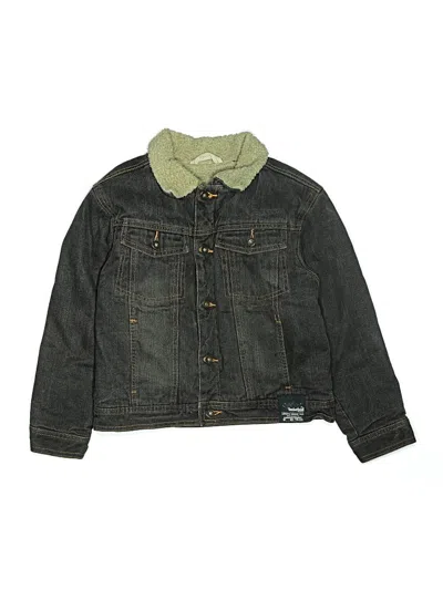 Pre-owned Timberland Kids' Denim Jacket In Green