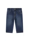 Timberland Denim Jeans For Baby Boy With Logo In Denim