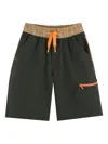 Timberland Drawstring Pocketed Casual Shorts In Brown