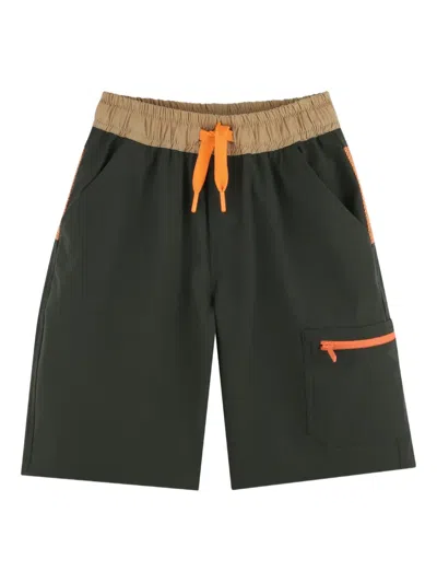Timberland Kids' Drawstring Pocketed Casual Shorts In Brown