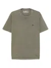 Timberland Green T-shirt In Cotton With Logo And Short-sleeves In Green