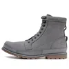 Timberland Earthkeeper Original Leather 6 Inch Wide Fit Boots 'dark Grey Nubuck' In Multi
