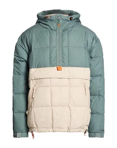 Timberland Earthkeepers Man Jacket Deep Teal Size Xl Lyocell In Green