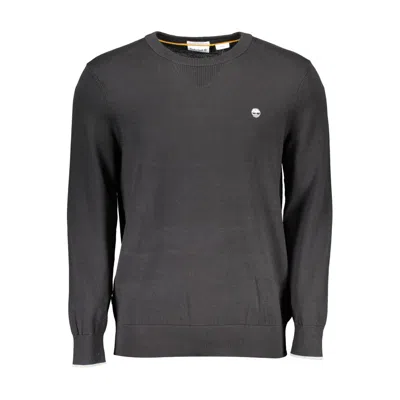 Timberland Eco-conscious Crew Neck Cotton Sweater In Black