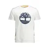 Timberland Eco-conscious Organic Tee With Print Detail In White