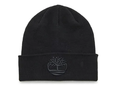Timberland Embroidered Beanie In Black