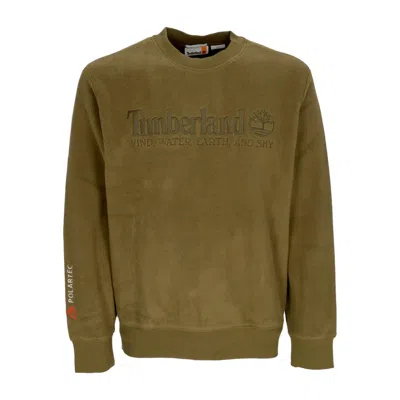 TIMBERLAND TIMBERLAND EMBROIDERED BRAND SWEATER 'OLIVE GREEN'