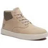 Timberland Emerson Mid Sneaker In Light Taupe Nubuck