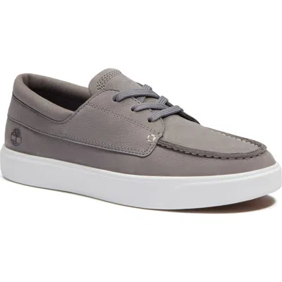 Timberland Emerson Sneaker In Medium Grey Nubuck