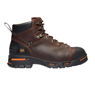 Pre-owned Timberland Endurance Csa 6 Inch Steel Toe Work Boot 'brown' | Men's Size 7