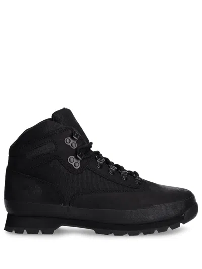 Timberland Euro Hiker Boots In Black