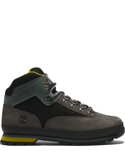 Timberland Euro Hiker "grey/black" Boots In Gray