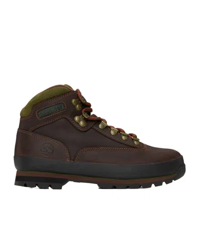 Timberland Euro Hiker Leather Ankle Boots In Brown