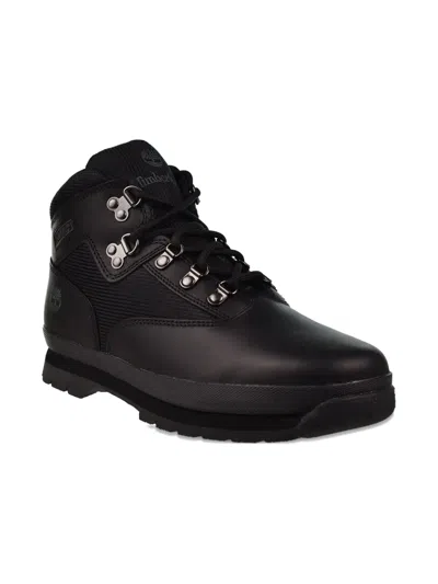 Timberland Kids' Euro Hiker Mid "black" Boots