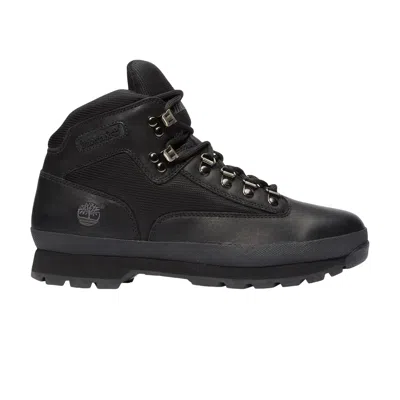 Pre-owned Timberland Euro Hiker Mid Boot 'triple Black'