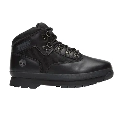 Pre-owned Timberland Euro Hiker Mid Youth 'black' | Kid's Size 12.5