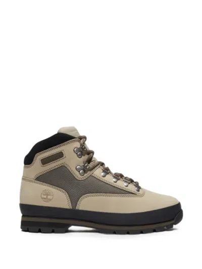 Timberland Euro Hiker Nubuck Boots In Neutral