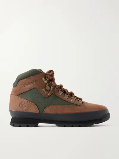 Timberland Euro Hiker Nubuck Hiking Boots In Brown