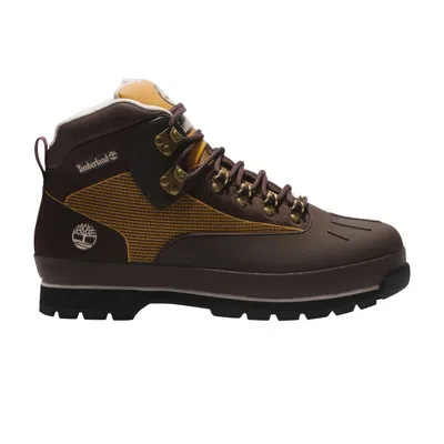 Pre-owned Timberland Euro Hiker Shell Toe Boot 'dark Brown'