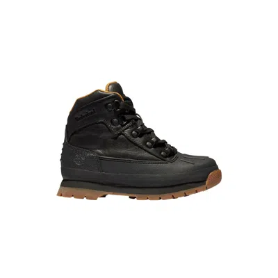 Pre-owned Timberland Euro Hiker Shell Toe Boot Toddler 'black Gum' | Infant Size 6