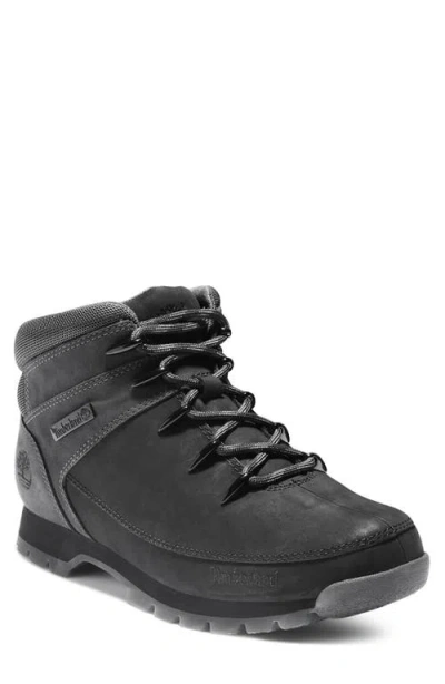 Timberland Euro Sprint Hiking Boot In Jet Black