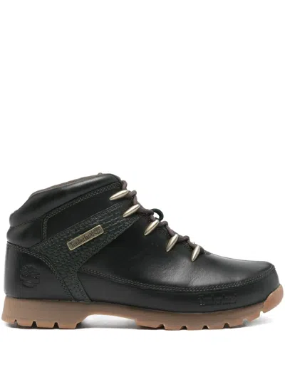 Timberland Euro Sprint Leather Lace-up Boots In Black