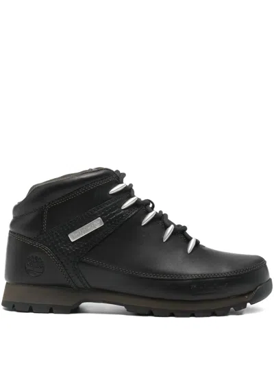 Timberland Euro Sprint Leather Lace-up Boots In Black