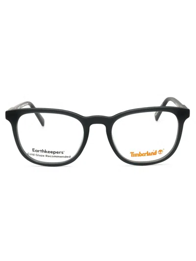 Timberland Eyeglasses Tb50066 - Oval Frame For Men In Black