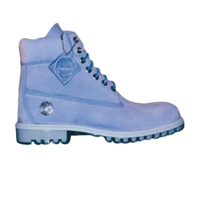 Pre-owned Timberland Fabolous X Villa X 6 Inch Premium Boot | Blue | Men's Size 8