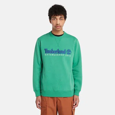 TIMBERLAND FEMALE TIMBERLAND TB0A65DD LS EST. 1973 CREW BB SWEATSHIRT ED3 CELTIC GREEN