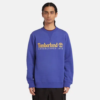 Timberland Female  Tb0a65dd Ls Est. 1973 Crew Bb Sweatshirt Ed5 B Clem Blue
