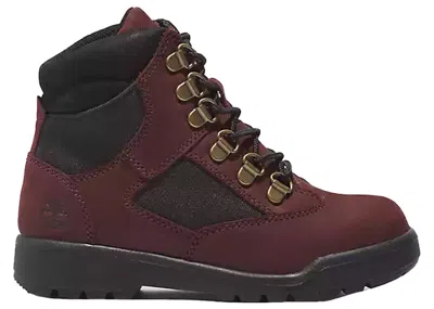 Pre-owned Timberland Field Boot Lace Up Sneakers In Dark Port
