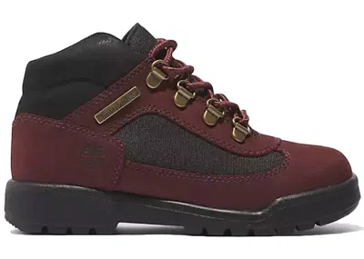 Pre-owned Timberland Field Boot Mid Lace Up Sneakers In Dark Port