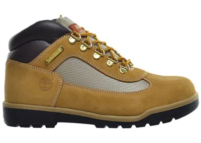 Pre-owned Timberland Field Boot Mid Lace Up Sneakers In Wheat