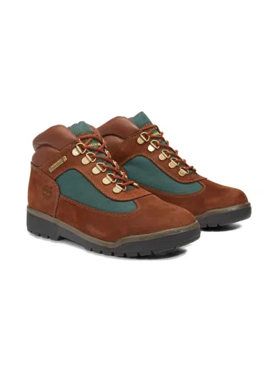 Timberland Kids' Field Lace-up Boots In Brown