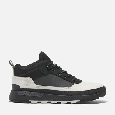 Pre-owned Timberland Field Trekker Mid Lace-up Shoes Grey / White