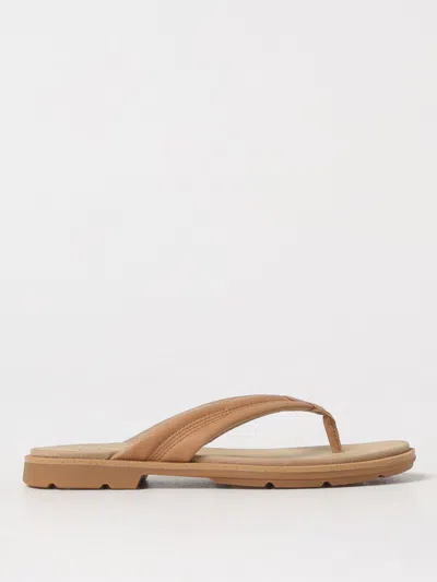 TIMBERLAND FLAT SANDALS TIMBERLAND WOMAN COLOR BEIGE,G76833022
