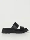 Timberland Clairemont Way Womens Leather Sliders In Black