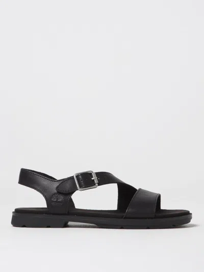 TIMBERLAND FLAT SANDALS TIMBERLAND WOMAN COLOR BLACK,G76849002