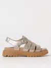 Timberland Fisherman Sandal With Caged Design And Chunky Sole In Animal Print