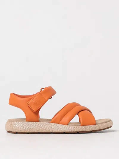 TIMBERLAND FLAT SANDALS TIMBERLAND WOMAN COLOR ORANGE,G76853004
