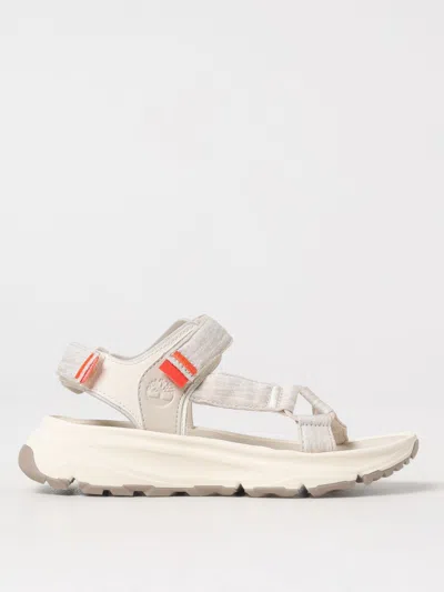 TIMBERLAND FLAT SANDALS TIMBERLAND WOMAN COLOR WHITE,G76834001