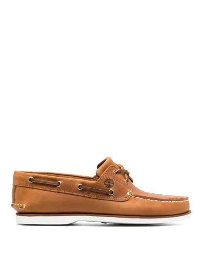 Timberland Classic Boat Shoes In Brown