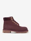 Timberland Girls Nubuck Premium 6 Inch Boots Eu 34 Uk 2 Us 1.5 Purple By Childsplay Clothing In Purple