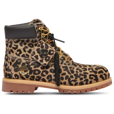 Timberland Kids' Girls Premium 6" Waterproof Embossed Boots In Multi