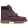 Timberland Girls Nubuck Premium 6 Inch Boots Eu 34 Uk 2 Us 1.5 Purple By Childsplay Clothing In Black/purple