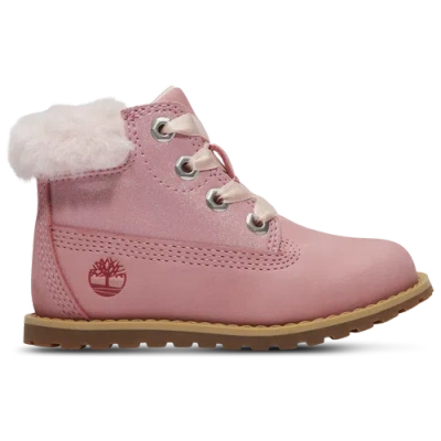 Timberland Kids' Girls   Pokey Pine Fur In Pink