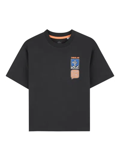 Timberland Graphic Crew-neck T-shirt In Black