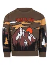 Timberland Graphic Print Jumper In Green